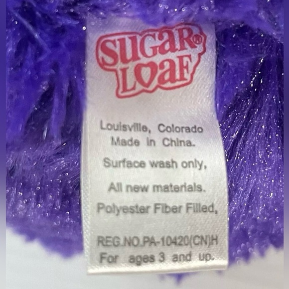 Sugar Loaf Halloween 13” Purple Gorilla I’m Ape For Candy ~Plush Stuffed Toy NWT - Picture 11 of 15